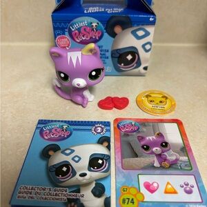 Littlest Pet Shop #74 Purple Cat Series 2 G7